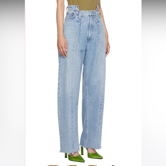 AGOLDE PIECED ANGLED JEANS - Picture 2 of 6